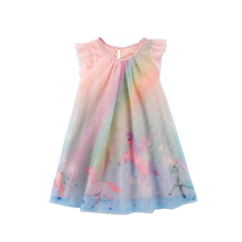 Vestido de fiesta de unicornio para niña, tutú de tul liso, ropa de verano 2019 2024 - compra barato