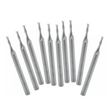 10pcs High-end 3.175*1.5*6MM 2 Flutes Spiral Cutters, CNC Carving Tools, Carbide Router Bits, Wood Engraving, Imported Materials 2024 - buy cheap