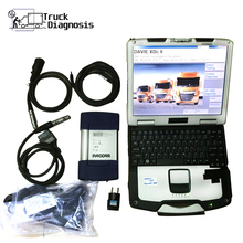 truck diagnostic tool for daf davie 560 with cf52 laptop DAF MUX DAF XDcII interface 2024 - buy cheap