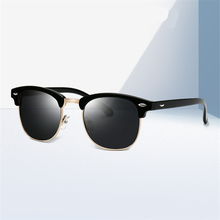 ASOOP2019-gafas de sol redondas para hombre y mujer, anteojos de sol femeninos de diseño clásico de marca, semimontura, con UV400, Retro, estampado de leopardo 2024 - compra barato