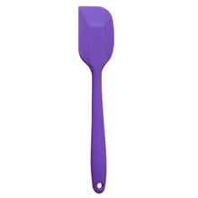 Best Selling Silicone Spatula Spoon Kitchen Utensil Cake Mixer Cooking Baking Mixer Scraper(Purple)21CM 2024 - buy cheap