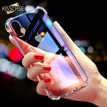 KISSCASE Case For iPhone XS XR XS Max Cover For iPhone XR XS 8 7 6S Clear Anti-knock Soft Silicone Case Transparent Shockproof 2024 - buy cheap