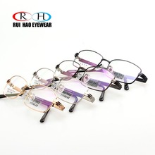 Rui Hao очки, оправа для очков, супер легкие, сплав, оправа для очков, Мужская оптическая оправа, очки по рецепту, Прямоугольный дизайн 2024 - купить недорого