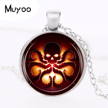 Cthulhu Hydra Round Pendant Necklace Long Chian Statement Handmade Vintage Necklace For Gift HZ1 2024 - buy cheap