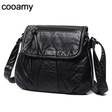 Women Messenger Bags Brand Designer Crossbody Bags Soft PU Leather Shoulder Bag High Quality Fashion Women Vintage Handbags 2024 - buy cheap