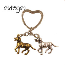 2021  Australian Shepherd Dog Animal Gold Silver Plated Metal Pendant Keychain For Bag Car Women Men Key Ring Love Jewelry K158 2024 - buy cheap