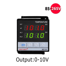 85~265VAC PT100 K Thermocouple Input 0-10V Analog Output Digital PID thermostat Temperature Controller for Heat Cool with Alarm 2024 - buy cheap
