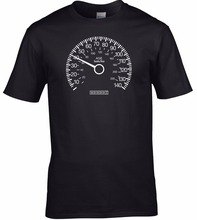 Novo verão impresso pop algodão homem t velocímetro dos homens 40th aniversário/dia dos pais presente camiseta engraçado impressão camisetas 2024 - compre barato