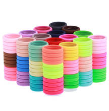 100pcs Candy Fluorescence Colored 4cm Hair Holders Rubber Hair Bands Hair Elastics HairBand Accessories Hair Tie 2024 - buy cheap