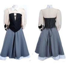 New Arrival Halloween Princess Aurora Maid Cosplay Costume Dress Full Set Custom Made 2024 - buy cheap