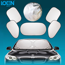 LOEN 6PCS/Set Car Windshield Cover Protector Heat Sun Shade Anti Snow Frost Ice Shield Dust Protector Winter Car-styling 2024 - buy cheap