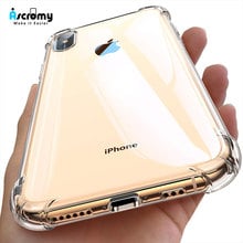 Case For iPhone 13 11 Pro Max 12 Mini Xs X XR 8 Plus 7 6 SE 2020 Crystal Clear Protective Cover Soft TPU Transparent Accessories 2024 - buy cheap