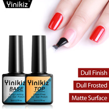 Yinikiz Primer Gel Top Coat Varnish Nails Polish Soak Off UV LED Nail Gel Lacquer No Wipe Top Clear Color Nail Glue Lacquer 2024 - buy cheap