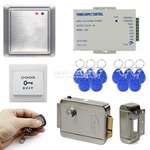 Diysecur-conjunto completo de controle remoto à prova d'água, trava elétrica, 125khz, leitor de cartão de identificação rfid, sistema de controle de acesso, 81678a 2024 - compre barato