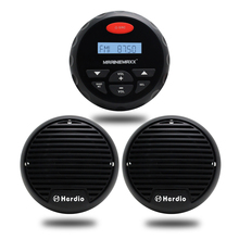 3 inch Marine Waterproof Speaker Outdoor Motorcycle Speakers+ Marine Bluetooth Stereo FM AM Radio Car MP3 Player Audio ATV UTV 2024 - buy cheap