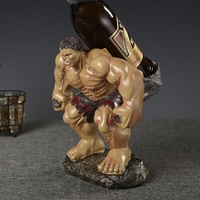 Wacky Hulk Sculpture Red Wine Stand Decorative Polyresin Giant Statue Bottle Holder Drinking Barware Ornament Craft Accessories 2024 - buy cheap