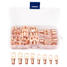 60PCS/set SC6-25 Copper Lug Ring Wire Connectors for Battery Bare Cable Electric Wire Crimp Terminal For Battery 2024 - buy cheap