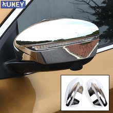 Chrome Side Door Rear View Mirror Cover For Nissan Rogue x-Trail t32 2014 - 2019 Trim Cap Molding Garnish Overlay 2pcs 2024 - buy cheap