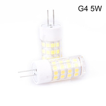 5W Corn Lamp Mini G4 LED Bulb AC 200-240V 2835 SMD LED Spotlight Replace Halogen Chandelier Light Warm White/ White 2024 - buy cheap