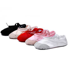 TEIJIAN Ballet Slippers For Girls Classic Split-Sole Canvas Dance Gymnastics Yoga Shoes Flats Dance shoe Ballerina 2024 - buy cheap