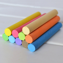 10 pcs/set Korea Colorful Chalk Dust-free Chalk Pen  Non-toxic Dustless Box Chalks for Kids School Stationery Supplies 2024 - buy cheap