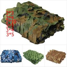 2X3m to 5X10m Camping Military Camouflage Nets Woodland Army Camo netting Camping Sun ShelterTent Shade sun shelter 2024 - buy cheap