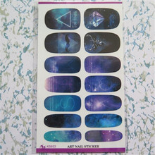 1 лист наклеек для дизайна ногтей металлические капли воды космические водные фотообои искусство ногтей 2024 - купить недорого
