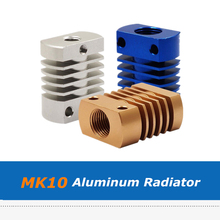 2pcs Blue/Golden/Silver Cooling Aluminum Block Heatsink Fins, MK10 E3D V6 Heat Sink Radiator 3D Printer Part 2024 - buy cheap