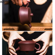 Zisha Teapot Master Zheng Xiaofang Handmade Ballhole Lock Bubble Teapot Smooth Water Home  Tea set Tea Set WSHYUFEI 2024 - buy cheap