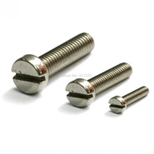 1 piece Metric Thread M5*35mm Stainless steel Slotted Cheese Head Screw Fasteners 2024 - buy cheap