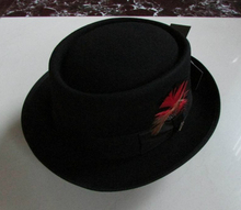 Male Fedora Hat Wool Panama Cap Male Fashion Fedoras Hat Woolen Cap Retro Joker Feathers Caps Fedora hat For Man  B-8129 2024 - buy cheap