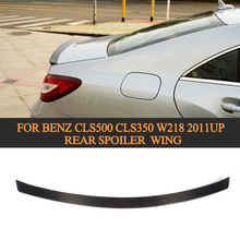 Carbon Fiber Rear Trunk Lip Wing Spoiler For Mercedes Benz W218 CLS63 AMG CLS350 CLS400 Sedan 4 Door 12-17 2024 - buy cheap