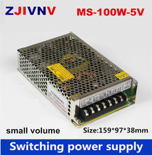 100W 5V 20A Mini size LED Switching Power Supply Transformer 220V AC to DC 5V output converter Small volume smps (MS-100-5) 2024 - buy cheap