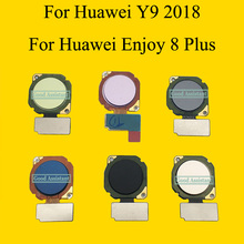 Fingerprint Scanner For Huawei Y9 2018 / Huawei Enjoy 8 Plus FLA-TL00 Touch Sensor ID Home Button Return Assembly Flex Cable 2024 - buy cheap