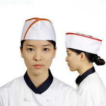 Korea food cap south korea chef cap waiter hat japanese chef hat restaurant waiter accessories food service supplies 2024 - buy cheap