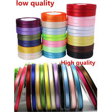 High Quality 5 Metres of  3/8"  10mm width Double Faced Satin Ribbon - Choose from 18 Colours High Quality AA7712 2024 - buy cheap