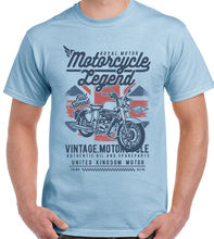 Motocicleta Motorbiker Lenda Mens Britânico T-shirt Do Motociclista Union Jack Flag Uk Homens Casuais Outwears Projeto Popular Hipster T 2024 - compre barato