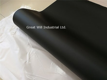 Matte Black Vinyl Wrap Film Satin Black Vinyl Car Wrap Auto Vehicle Wrapping Covering Foil With Release Size 1.52*30m/Roll 2024 - buy cheap