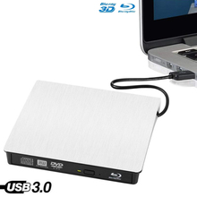 Reproductor de DVD USB 3,0 para ordenador portátil, Unidad óptica externa, BD-RE, Blu-ray, Superdrive, CD/DVD, grabadora RW 2024 - compra barato