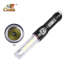 Coba led worklight cob magnetic flashlight rechargeable use 18650/AAA battery portable spotlight waterproof work light 2024 - buy cheap