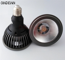 Lâmpada led dimerizável par38 20w par30 15w par20 10w e27 cob, lâmpada e27 led, iluminação interior 110-240v, frete grátis