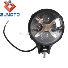 60W Round LED Fog Spot Light X DRL Headlight For Jeep Wrangler Toyota Hummer SUV ATV UTV Truck Trailer 2024 - buy cheap