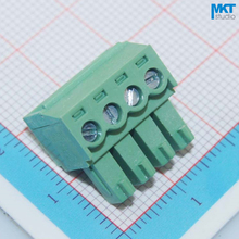 100Pcs 4P 3.81mm Pitch Right Angle Pin Female Pluggable Screw Wire Terminal Block Connector 2024 - buy cheap