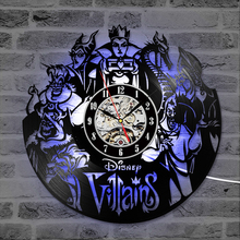 Antique Style Black Hollow Villains LED Vinyl Record Wall Clock Creative Hanging Quartz Clock Handmade Home Decor Record Clock 2024 - buy cheap