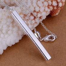 P222 Free Shipping silver plated Necklace, 925 fashion silver jewelry Straight /WTMVGVTC WTMVGVTC 2024 - buy cheap