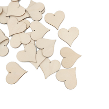 50 шт. 30 мм DIY деревянный «любящее сердце» ломтики деревянные диски с отверстиями на день рождения Доска теги для декоративно-прикладного искусства 2024 - купить недорого
