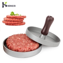 Антипригарная пресс-форма KONCO для гамбургеров, инструмент для приготовления котлет, идеальная фотоформа для мяса, барбекю, гриля, аксессуары 2024 - купить недорого
