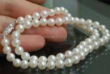 Collar de perlas cultivadas en agua dulce, joyería de moda, diseño de piedra Natural, precio al por mayor, 5-6mm, AAA 2024 - compra barato