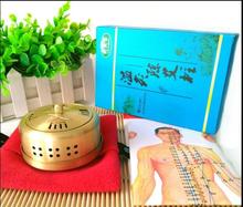 copper Moxibustion box portable moxibustion massage moxa burner moxibustion instrument with 54 moxa roll 2024 - buy cheap