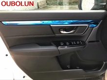 Oubolin-Reposabrazos de puerta Interior, accesorios de tapicería decorativa de acero inoxidable para Honda CRV CR-V 2017 2018 2024 - compra barato